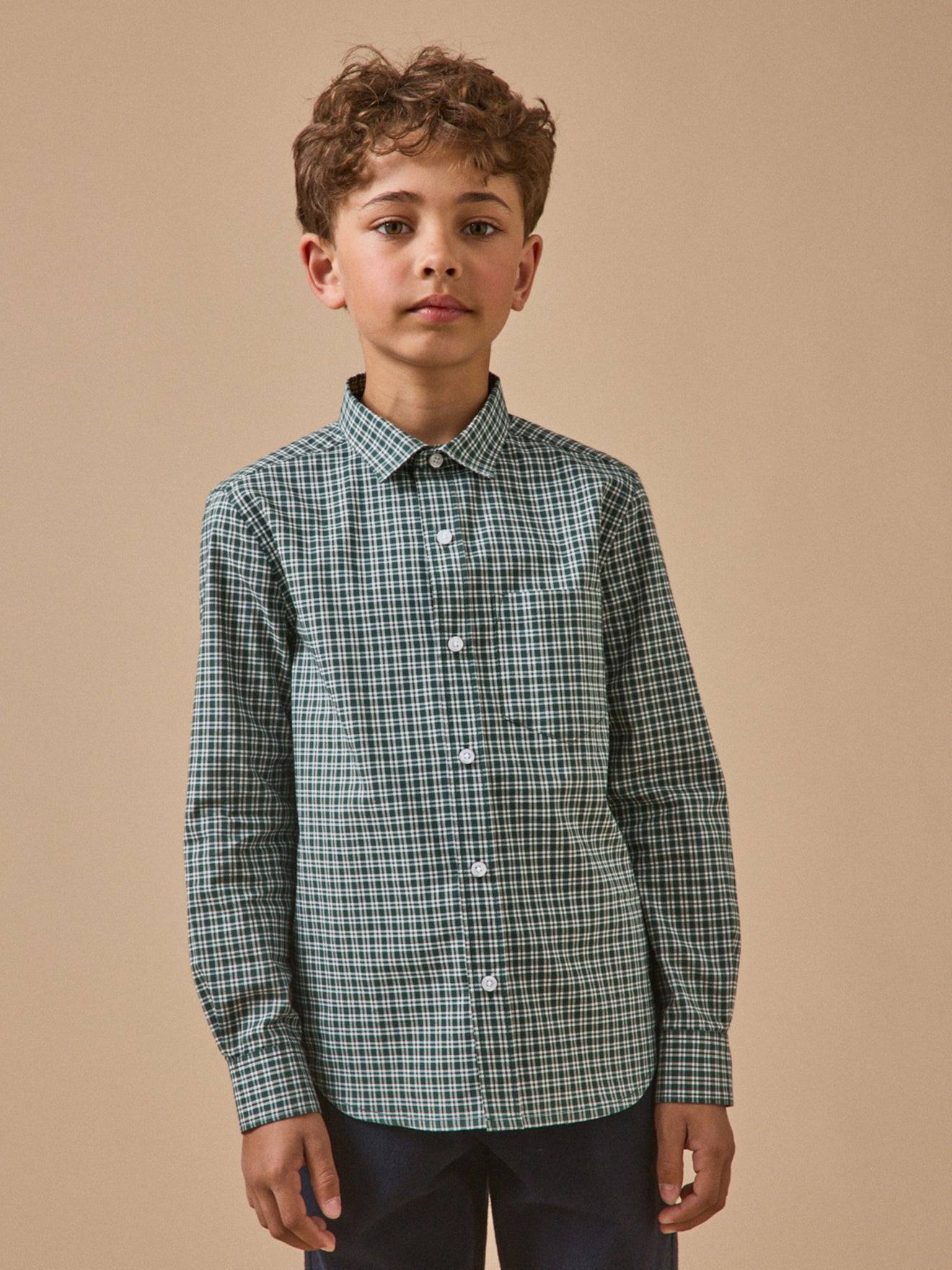 Chemise Carreaux Garon Vert 35 €