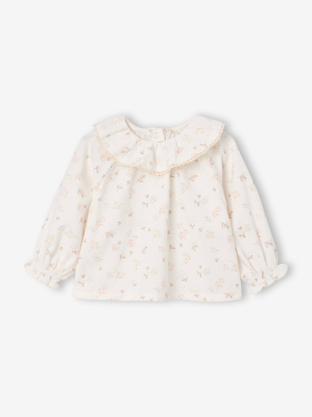 Blouse manches longues bébé écru