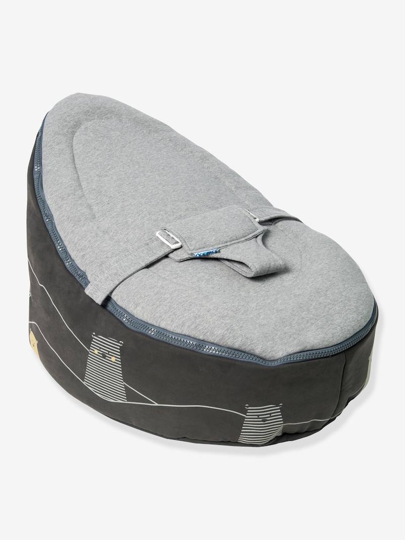 Transat et pouf Doomoo Nid BABYMOOV bear grey Babymoov
