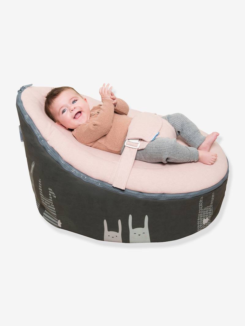 Transat et pouf Doomoo Nid BABYMOOV bear grey Babymoov
