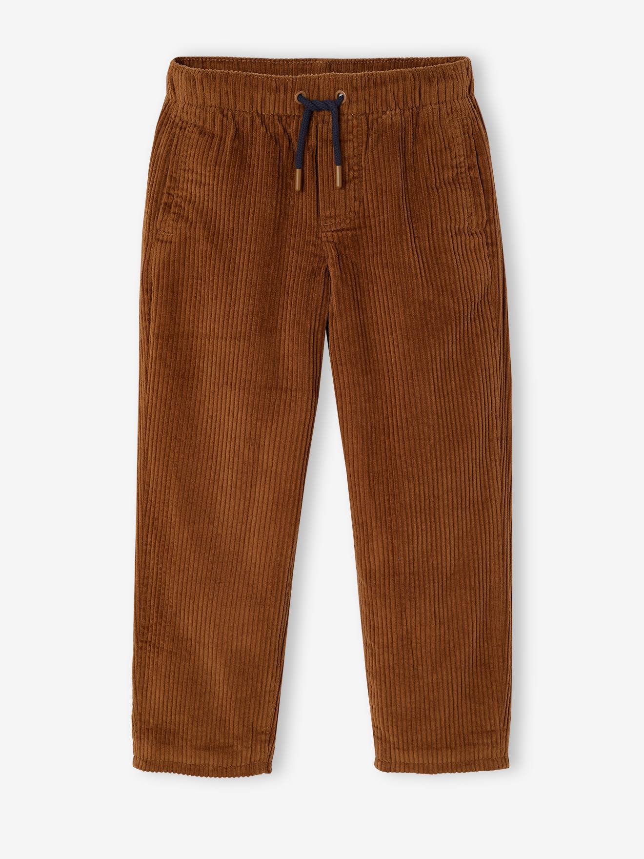 Pantalon large garçon cappuccino