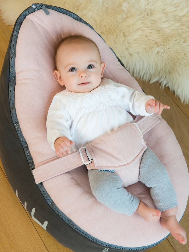 Transat et pouf Doomoo Nid BABYMOOV bear grey Babymoov