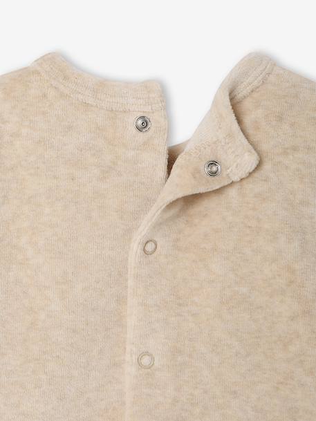 Lot de 3 dors bien bébé ouverture dos beige chiné+gris chiné+vert sauge 6 - vertbaudet enfant 
