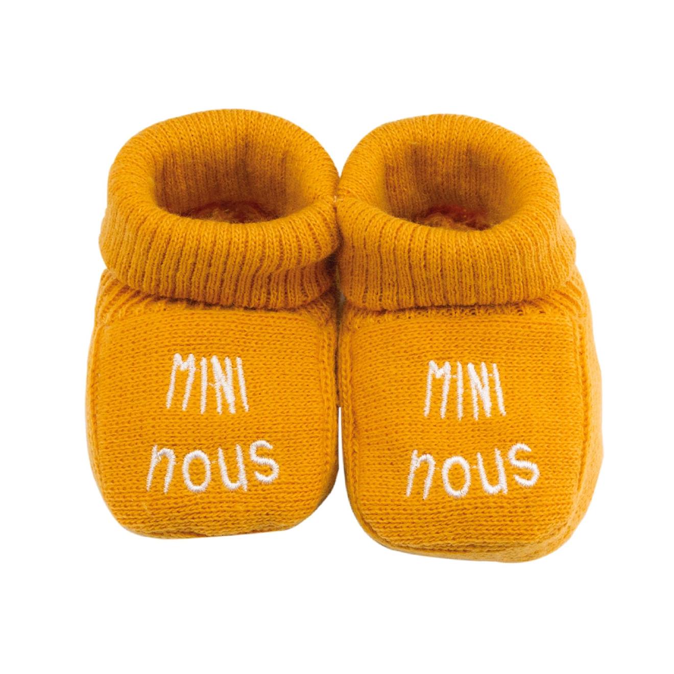 Chaussons Naissance - Mini Nous #edbe00
