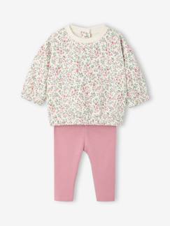 -Ensemble bébé fille sweat et pantalon