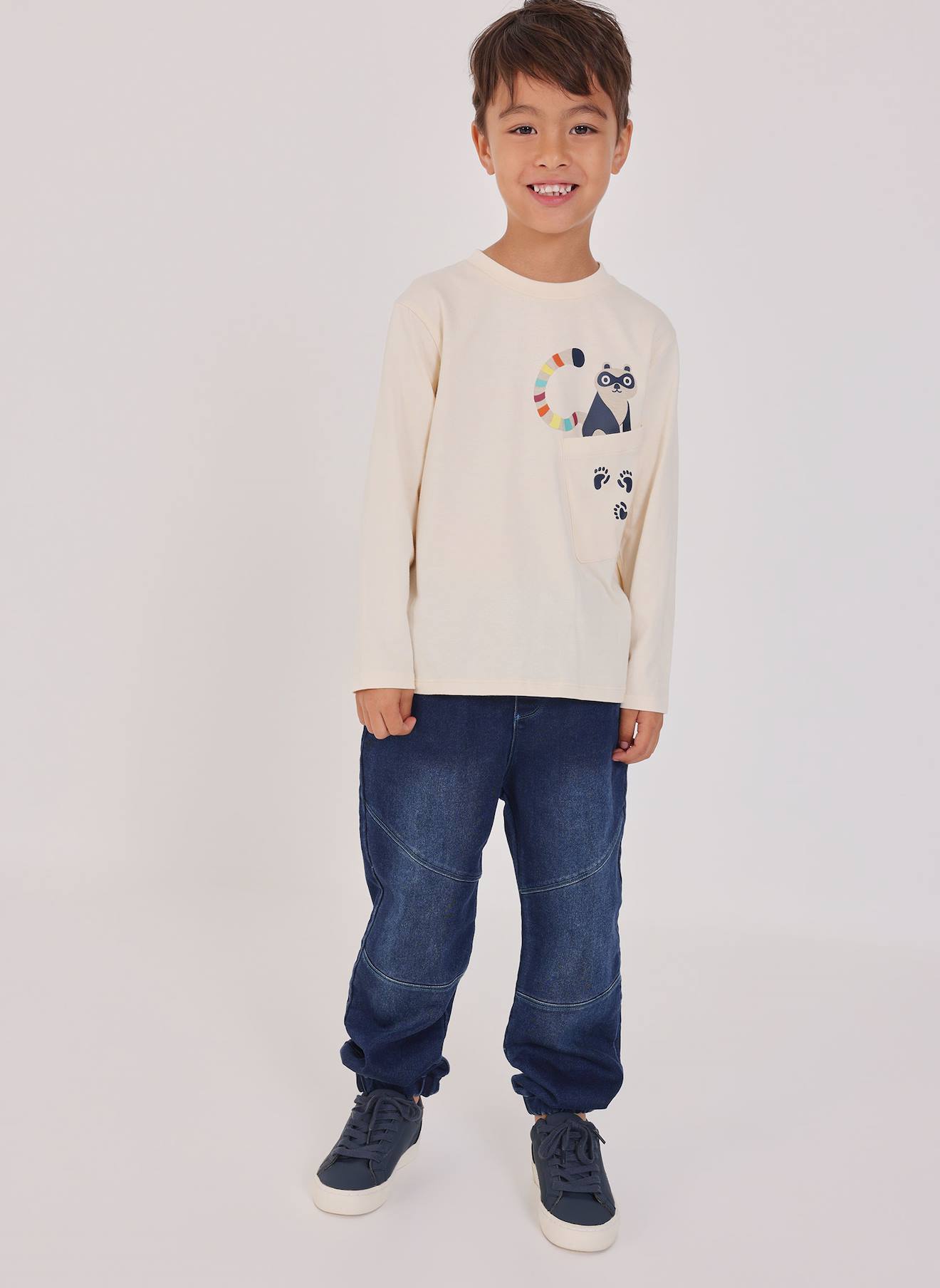 Pantalon Garon Denim Avec Cordon Bleu 36$