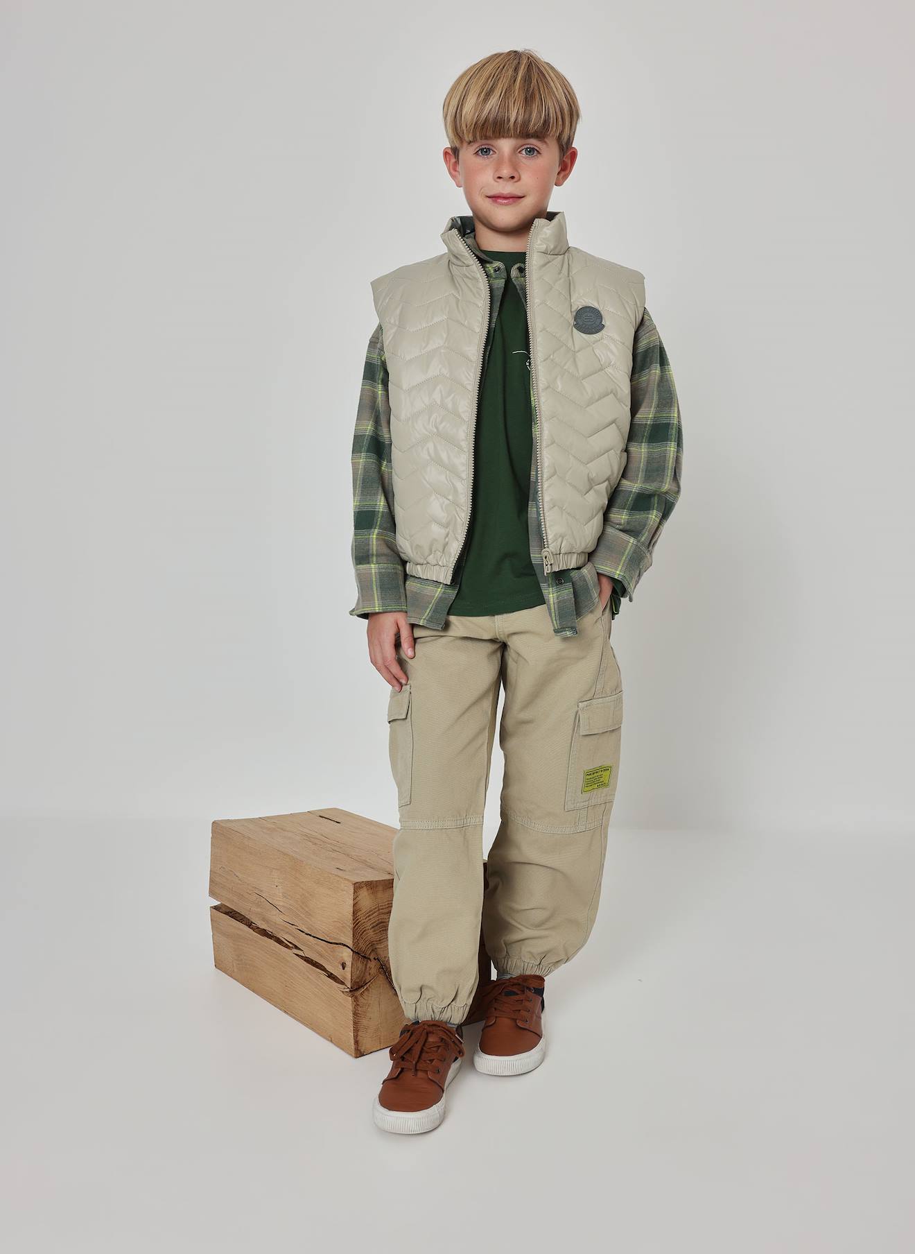 Pantalon Cargo Garon Vert 36$