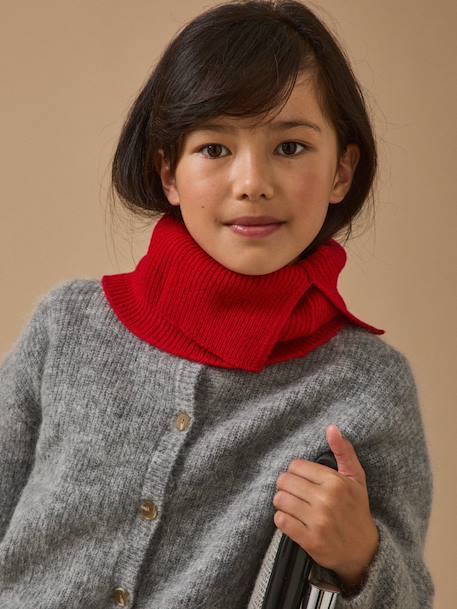 Fille-Accessoires-Bonnet, écharpe, gants-Snood en laine mérinos enfant
