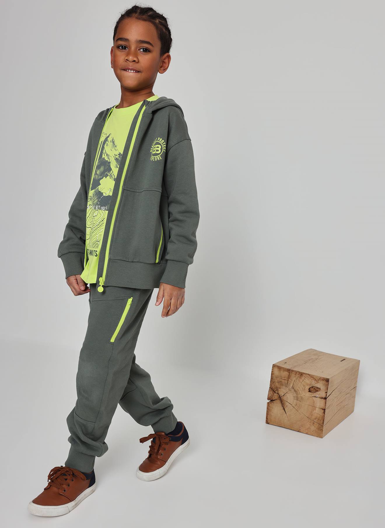 Pantalon Garon Molleton Avec Poche Gris 30$