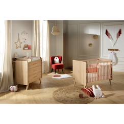 -Chambre bébé complète, lit et commode à langer - arty