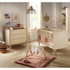 -Chambre bébé, lit évolutif et commode à langer 3 tiroirs - melinee