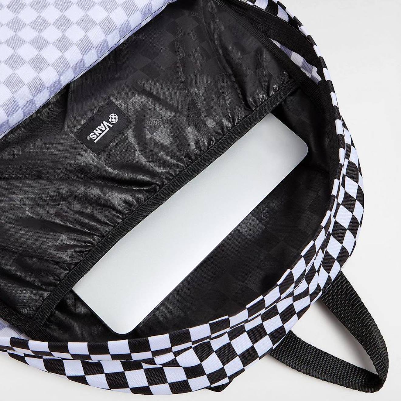 Sac À Dos Fille Modèle Old Skool Check Noir Blckwht