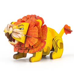 -Puzzle 3d construction&son animaux sauvages - lion
