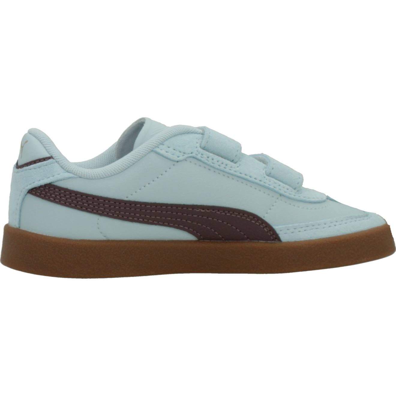Basket Garçon Modèle Puma Club Ii Era V Ps Bleu Aqua