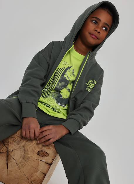 Garçon-Manteau-Veste-Veste garçon en molleton à capuche