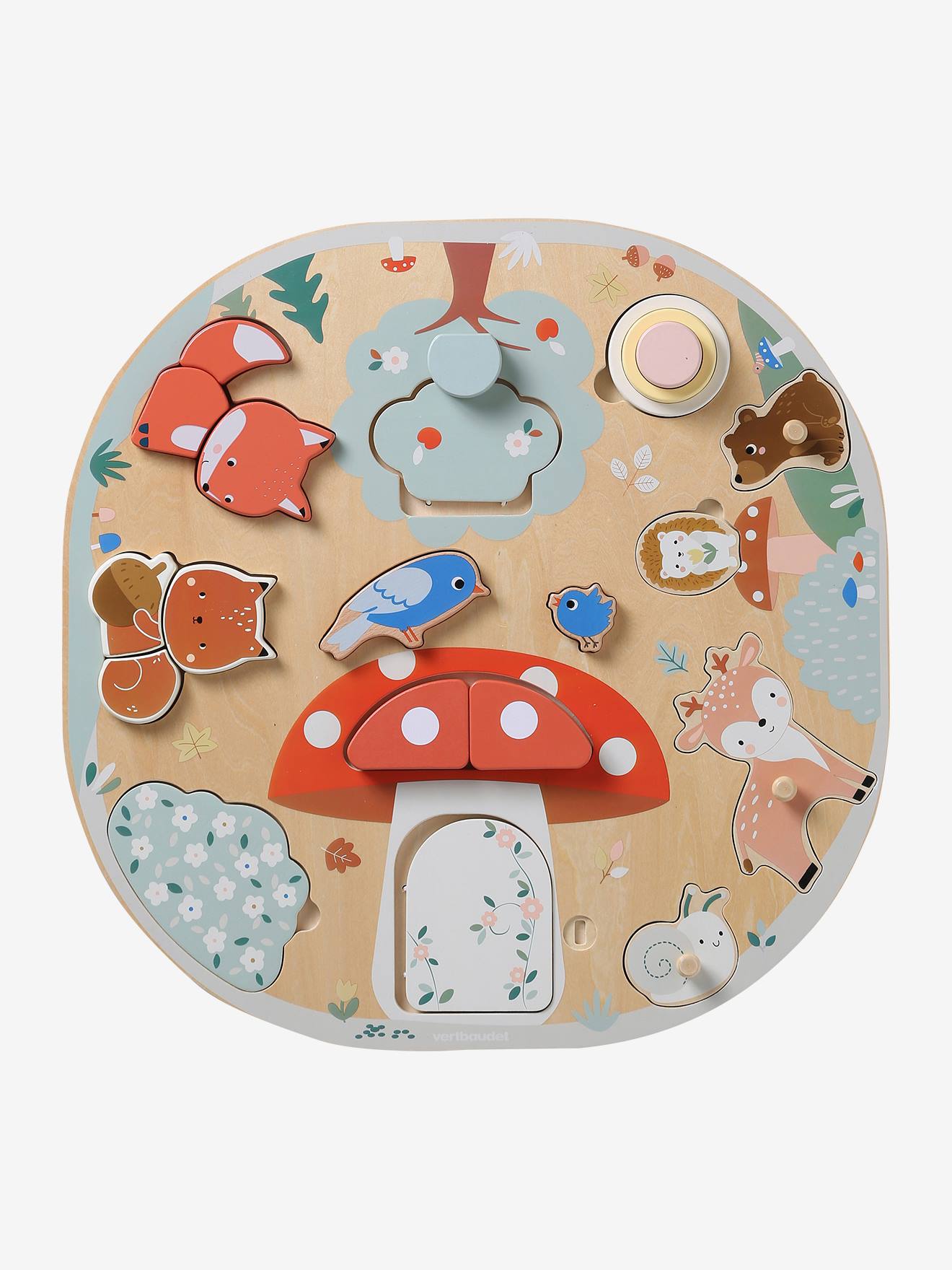 Planche multi-puzzles en bois FSC® HAPPY FOREST bois