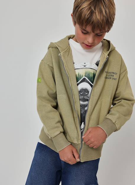 Garçon-Manteau-Veste-Veste garçon en molleton à capuche