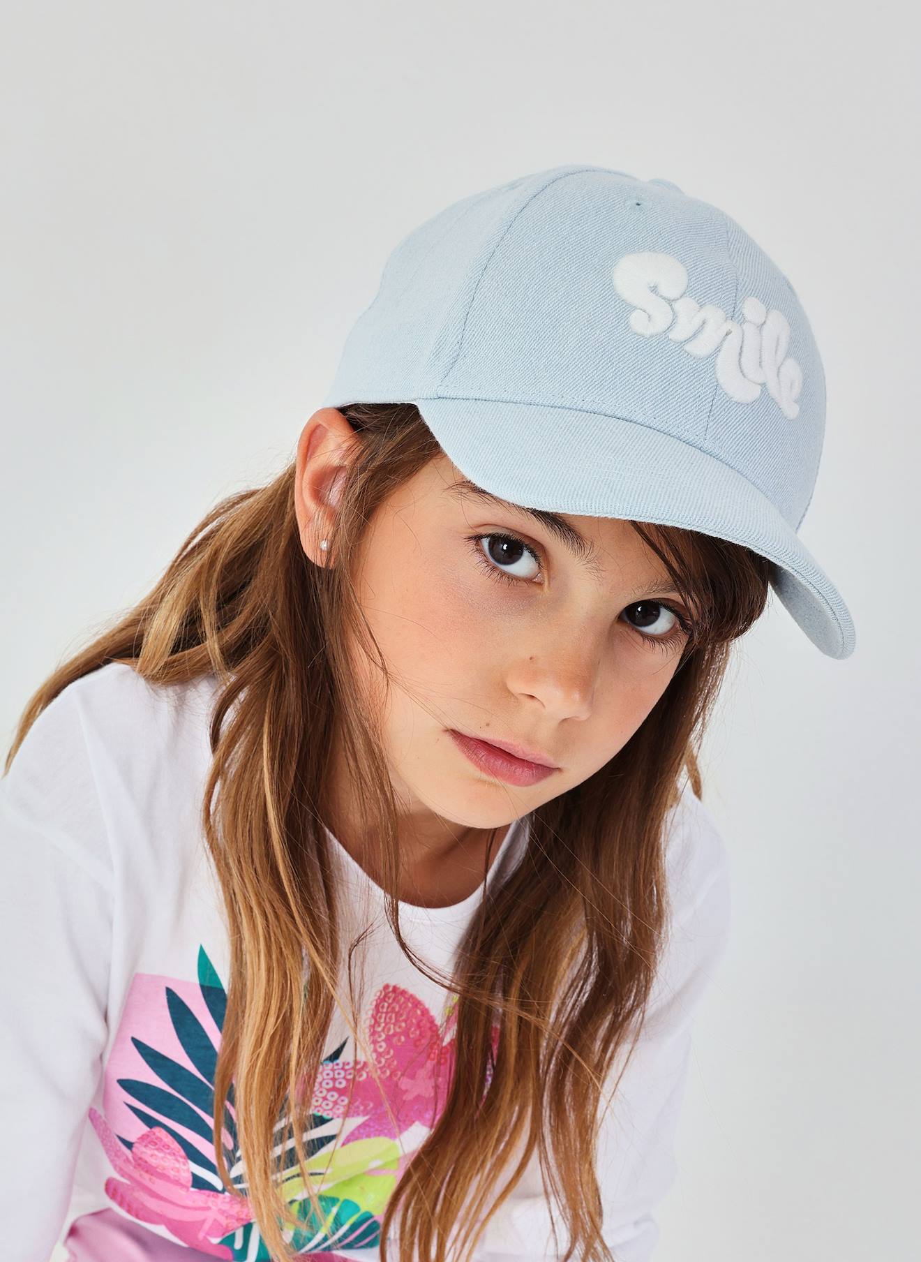 Casquette Avec Broderie Bleu 10 €