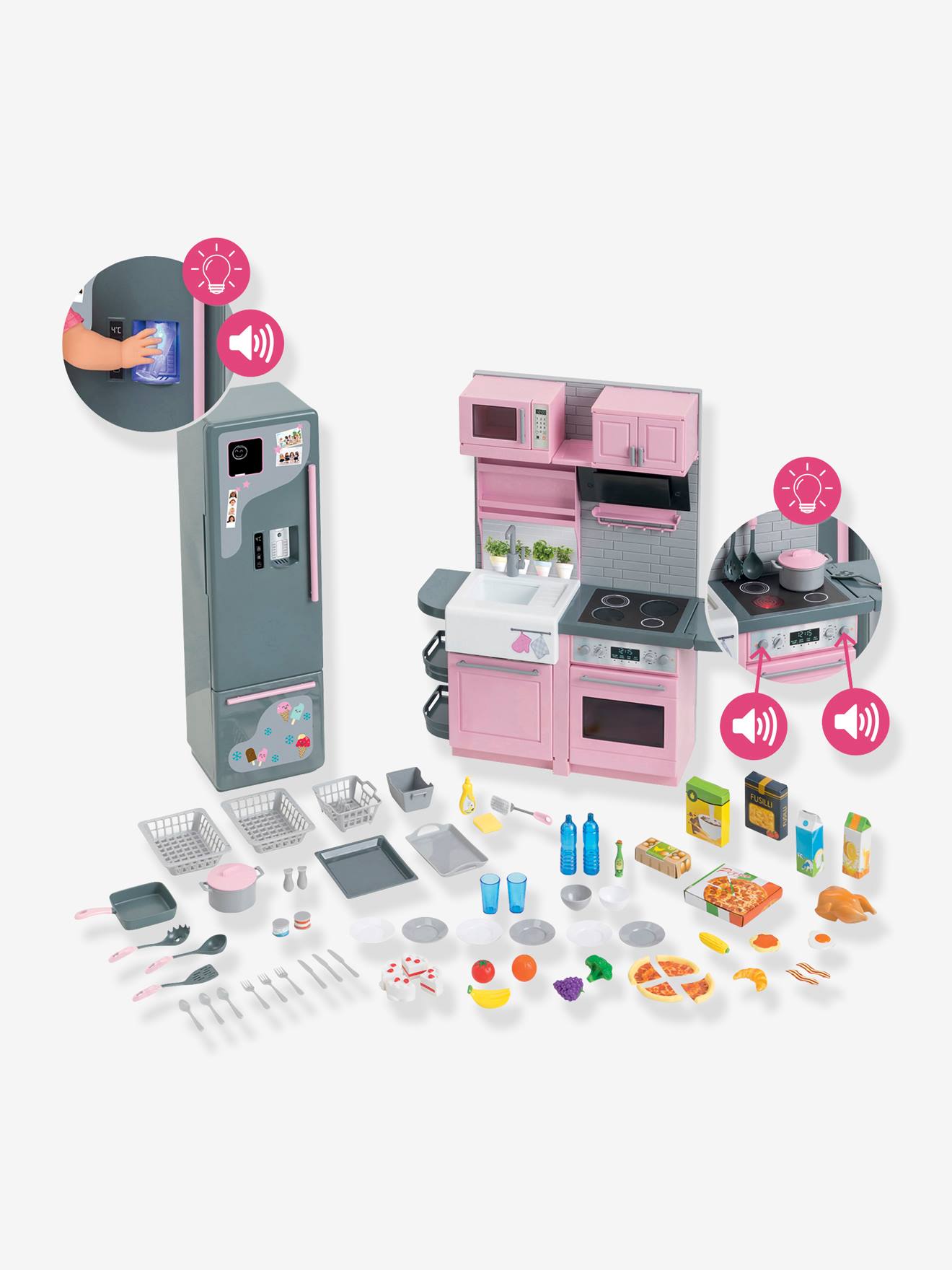 Corolle - Coffret Cuisine Interactive Corolle Gris