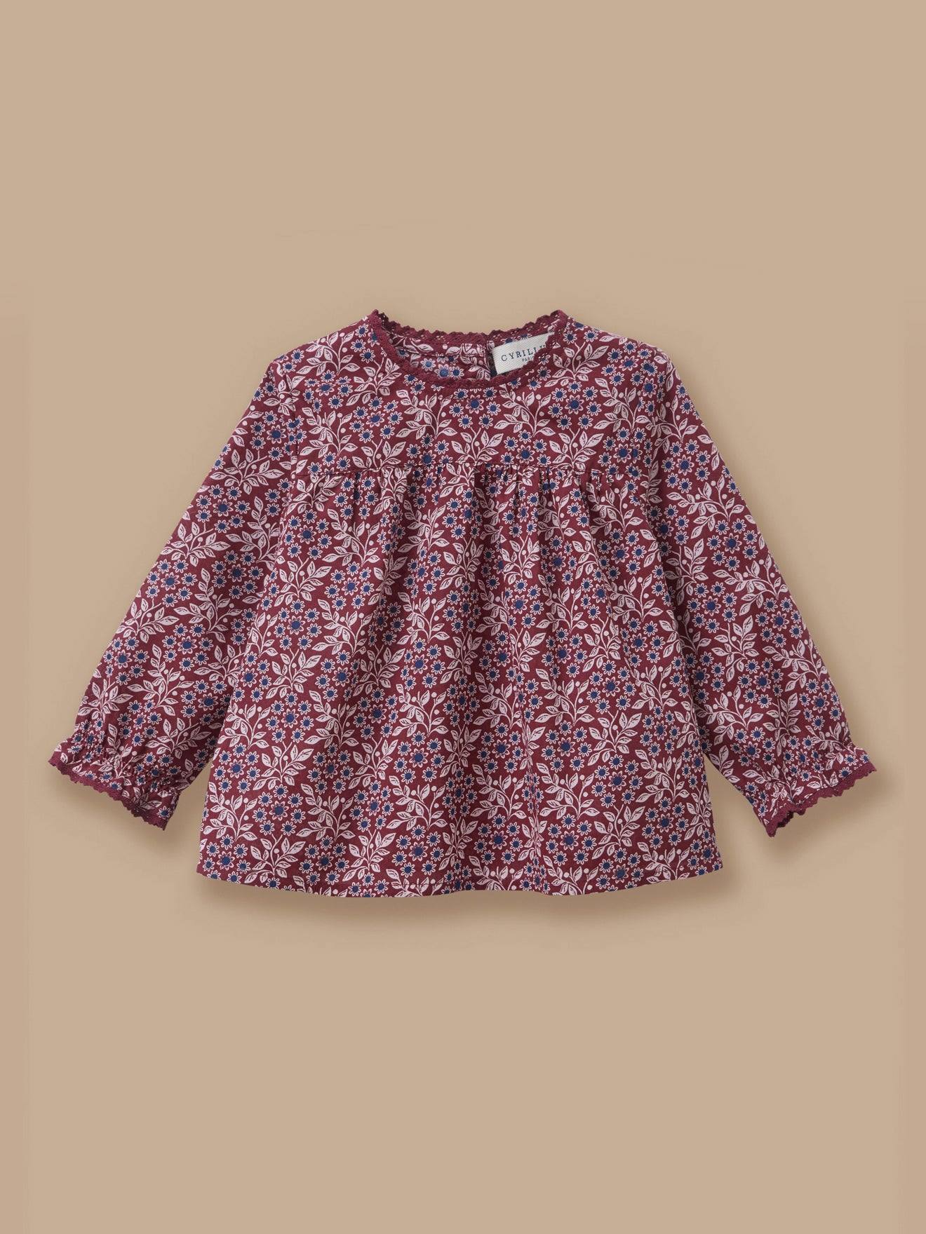 Blouse Imprime Col Dentelle Bb Imprim Ophelia 38 €