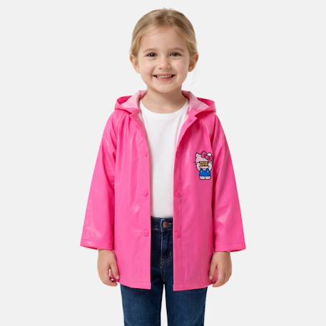 Fille-Manteau-Imperméable fille personnage hello kitty