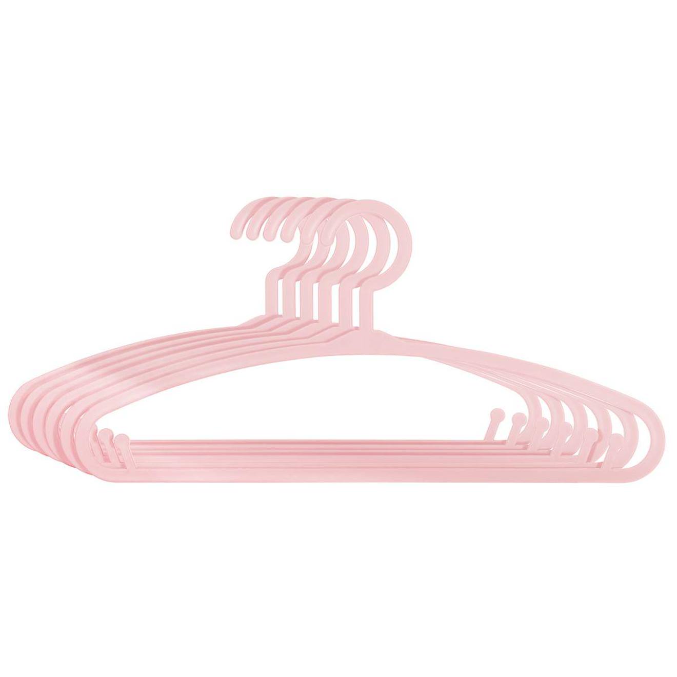 Lot De 6 Cintres Enfant Blanc Plastique Rose (Atmosphera) - Couverture