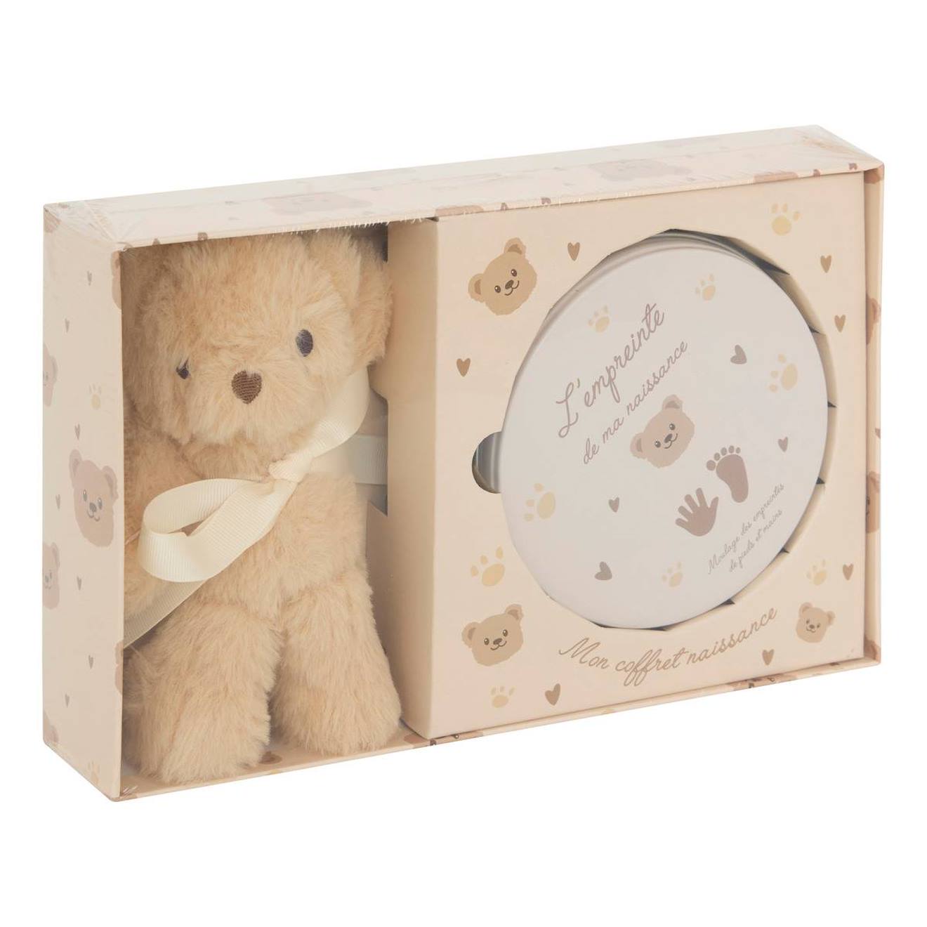 Coffret Moulage Empreinte Avec Peluche - Aniel Beige