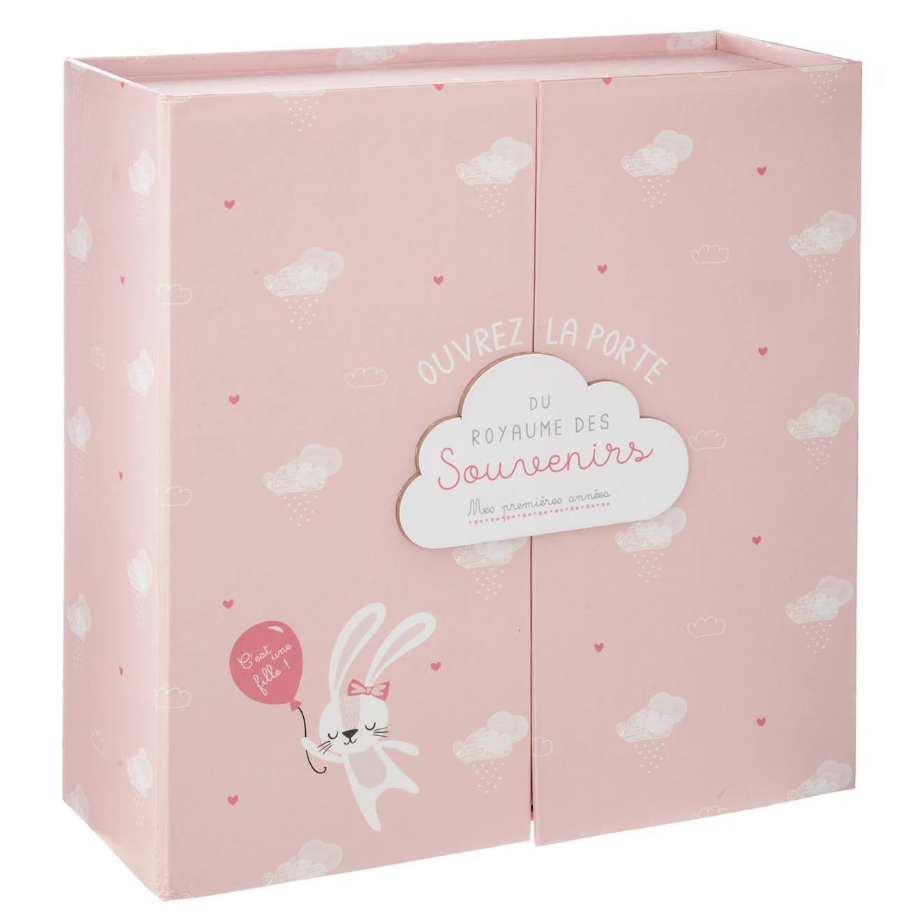 Coffret Cadeau Naissance 9 Tiroirs - Royaume Des Souvenirs Bleu (Atmosphera) - Image 1