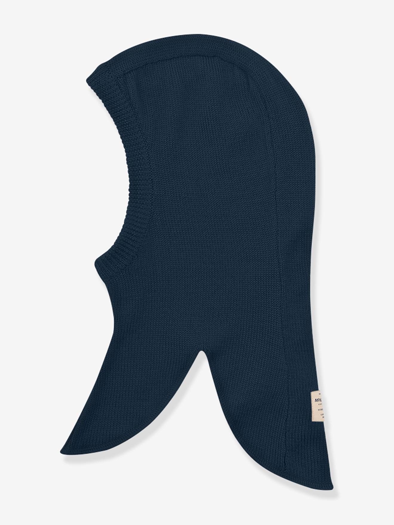 Cagoule légère en laine mérinos MATKEA enfant MINI A TURE marine