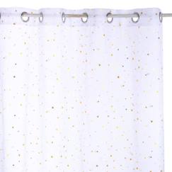 Linge de maison et décoration-Voilage enfant étoiles dorées - demoiselle
