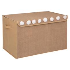 -Coffre de rangement pliable en jute - yuki