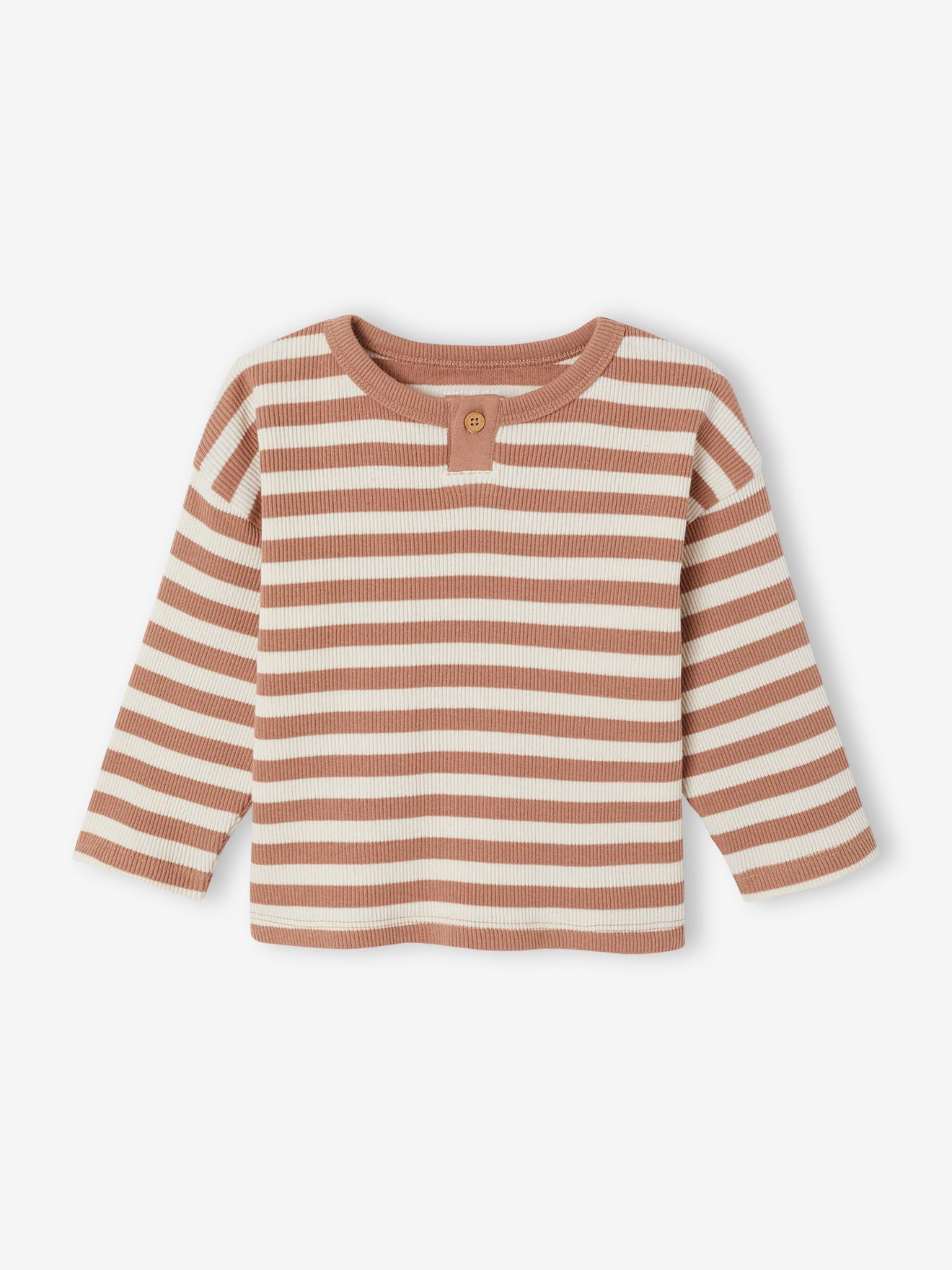 T-shirt manches longues bb garon cappuccino 9$
