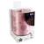 Veilleuse à pile push h.13cm métal Blanc calèche+Blanc coeur+Blanc étoile+Blanc nuage+Gris étoiles+Gris nuage+Rose calèche+Rose coeur 3 - vertbaudet enfant 