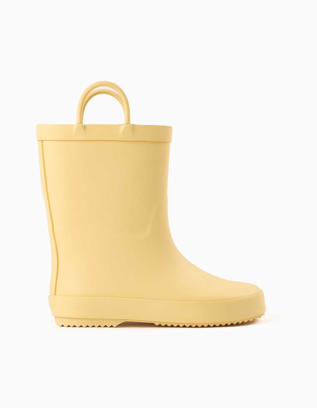 Bottes De Pluie En Caoutchouc Avec Anses Jaune 30$