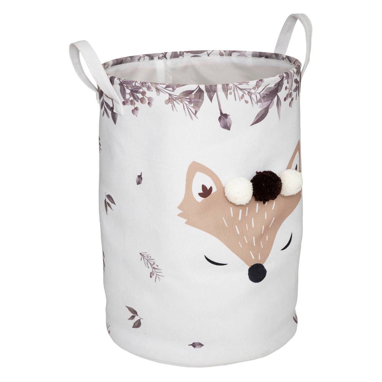 Bac À Jouet En Tissu - Renard Multicolore