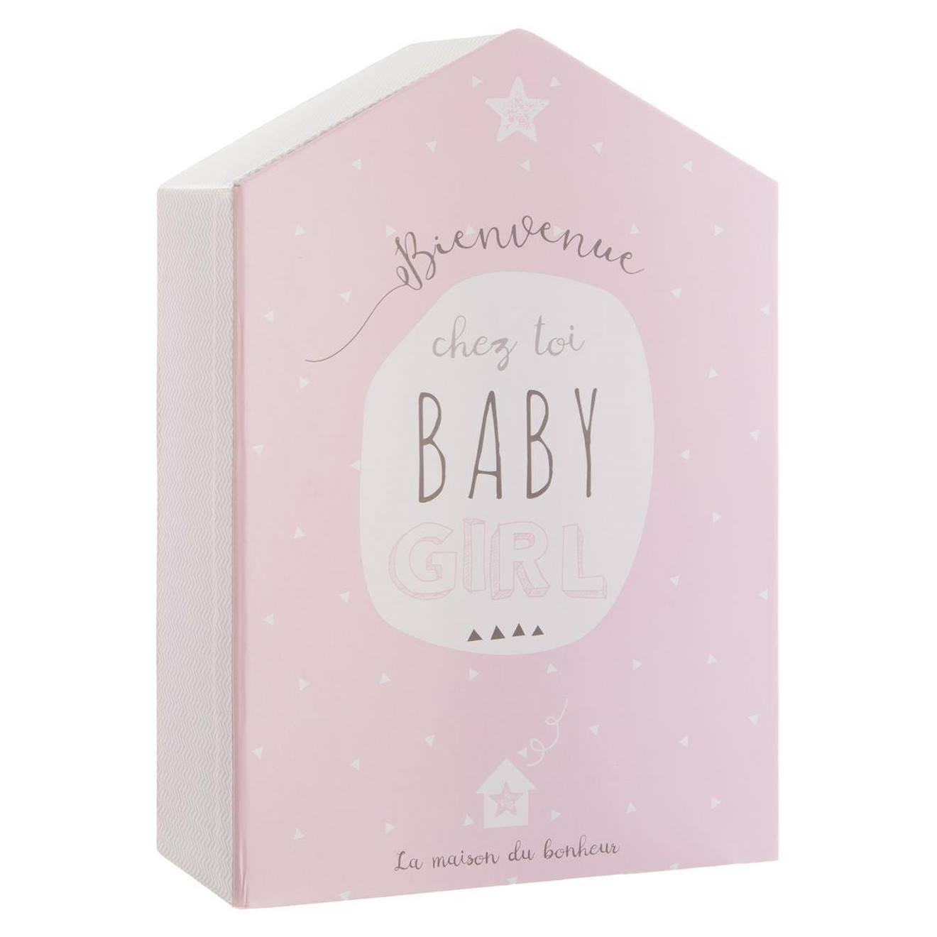 Coffret De Naissance Souvenirs Maison 10 Tiroirs - Villa Rose