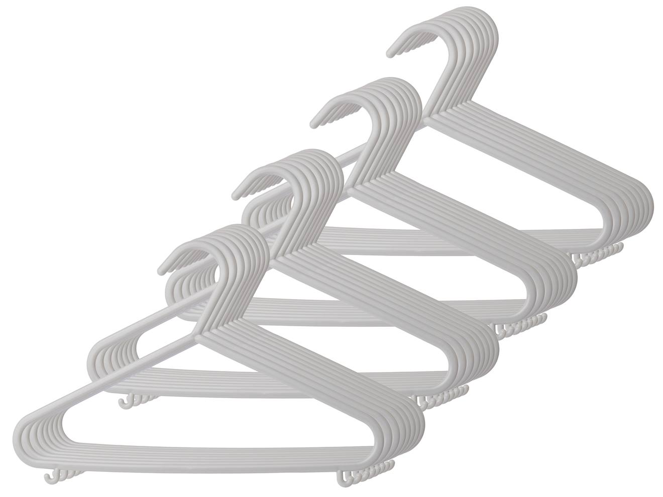 Cintres Enfant 32 Pièces - 30 Cm Gris