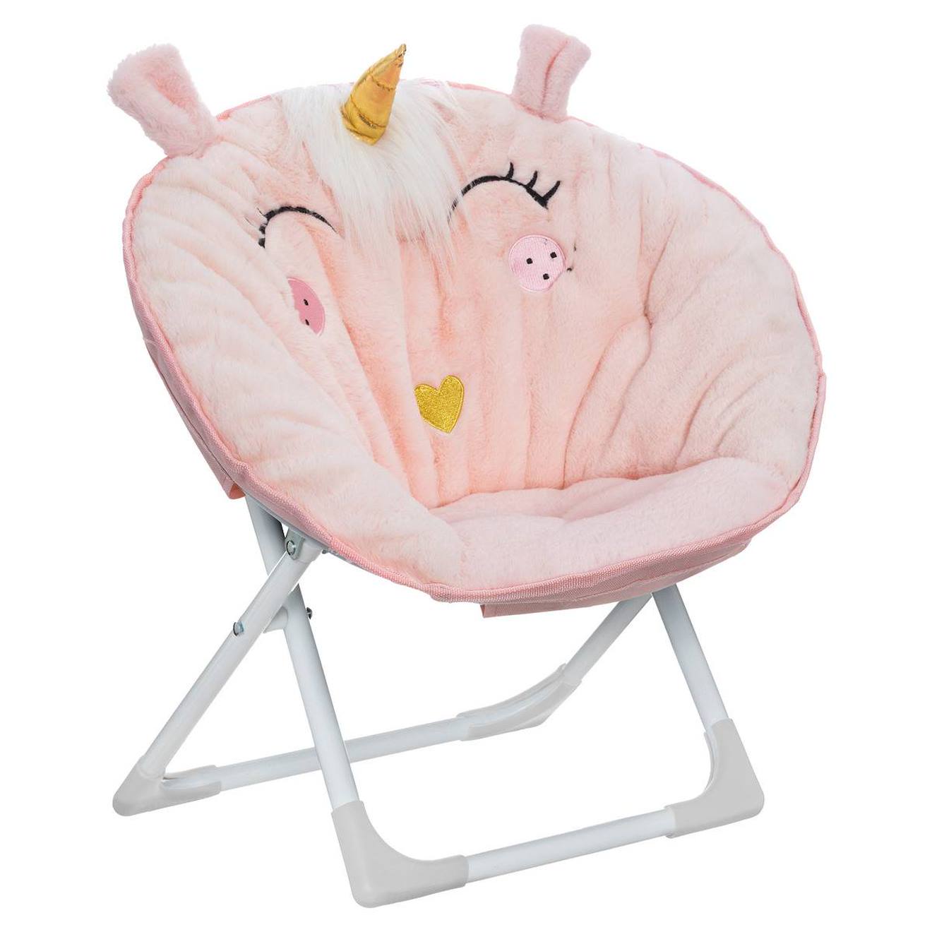 Fauteuil Enfant Pliant - Licorne Blanc
