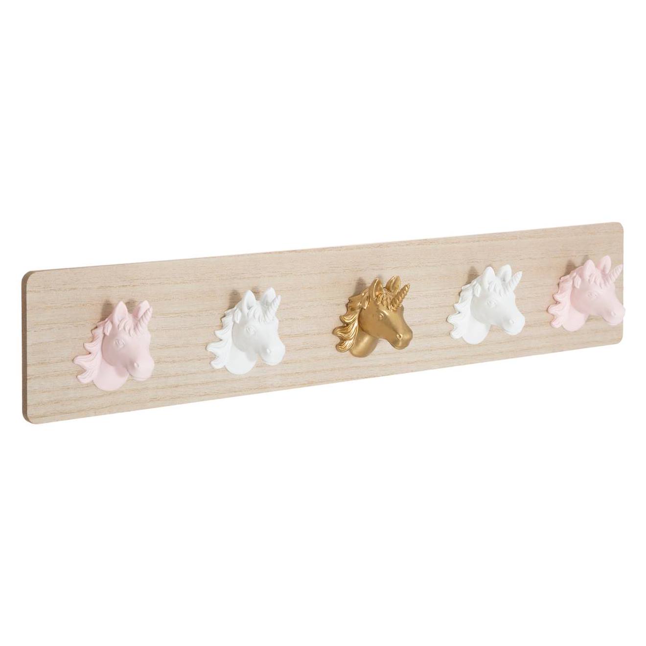 Patère 5 Crochets Licorne - Iwa Multicolore