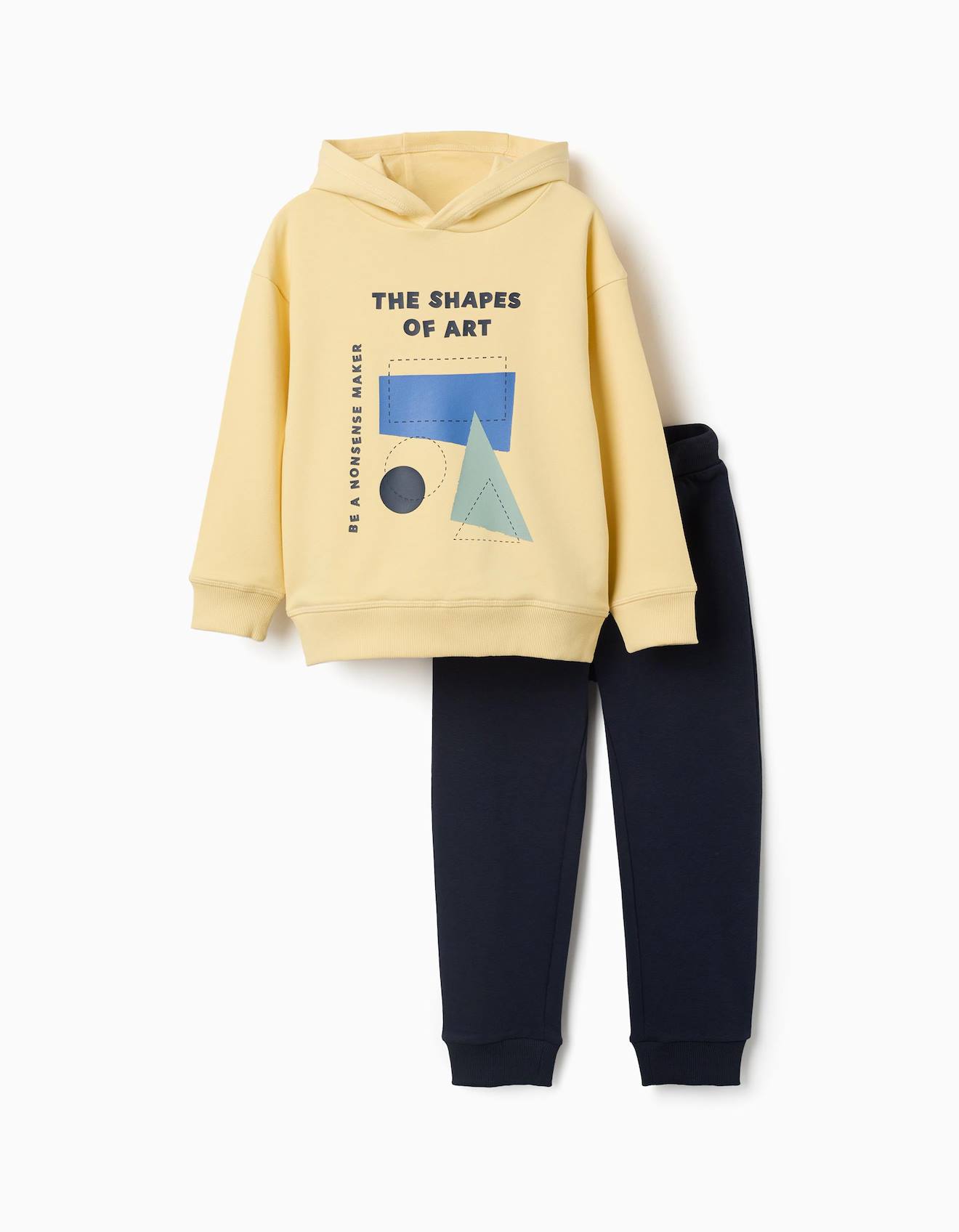 Ensemble Sweat Et Pantalon De Jogging Avec Imprim Jaune 33$