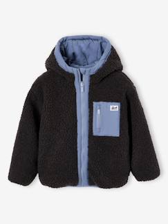 -Blouson réversible à capuche garçon