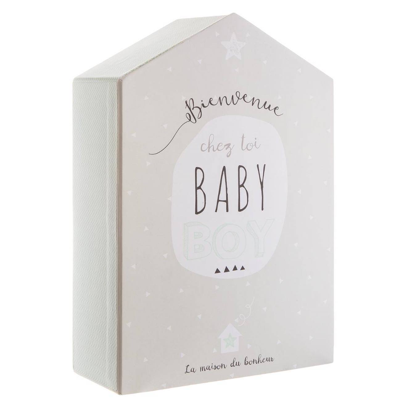 Coffret De Naissance Souvenirs Maison 10 Tiroirs - Villa Vert