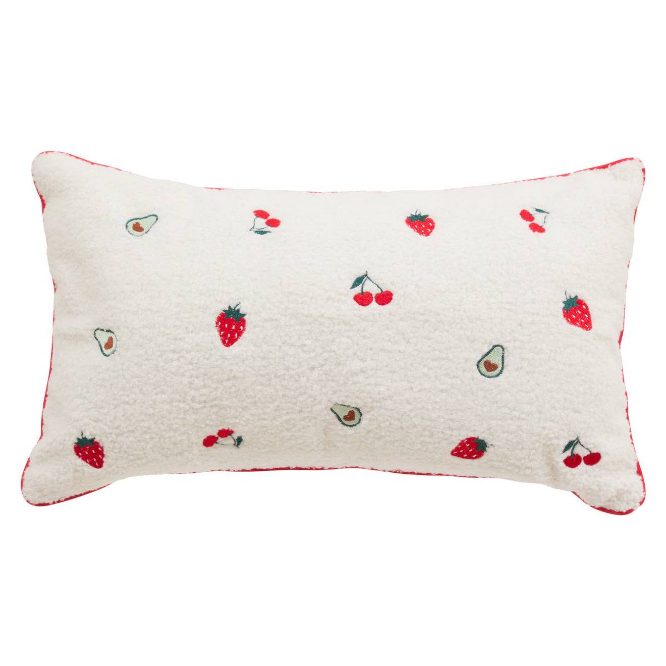 Coussin Enfant Fruits - Fraci Blanc