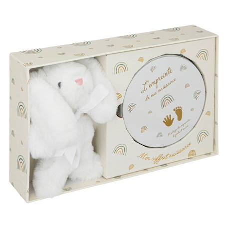 Atmosphera - Coffret Empreinte Bébé Avec Peluche - Aniel Beige