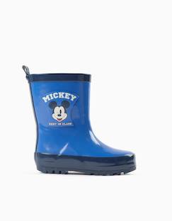 Chaussures-Bottes de pluie en caoutchouc avec imprimés mickey