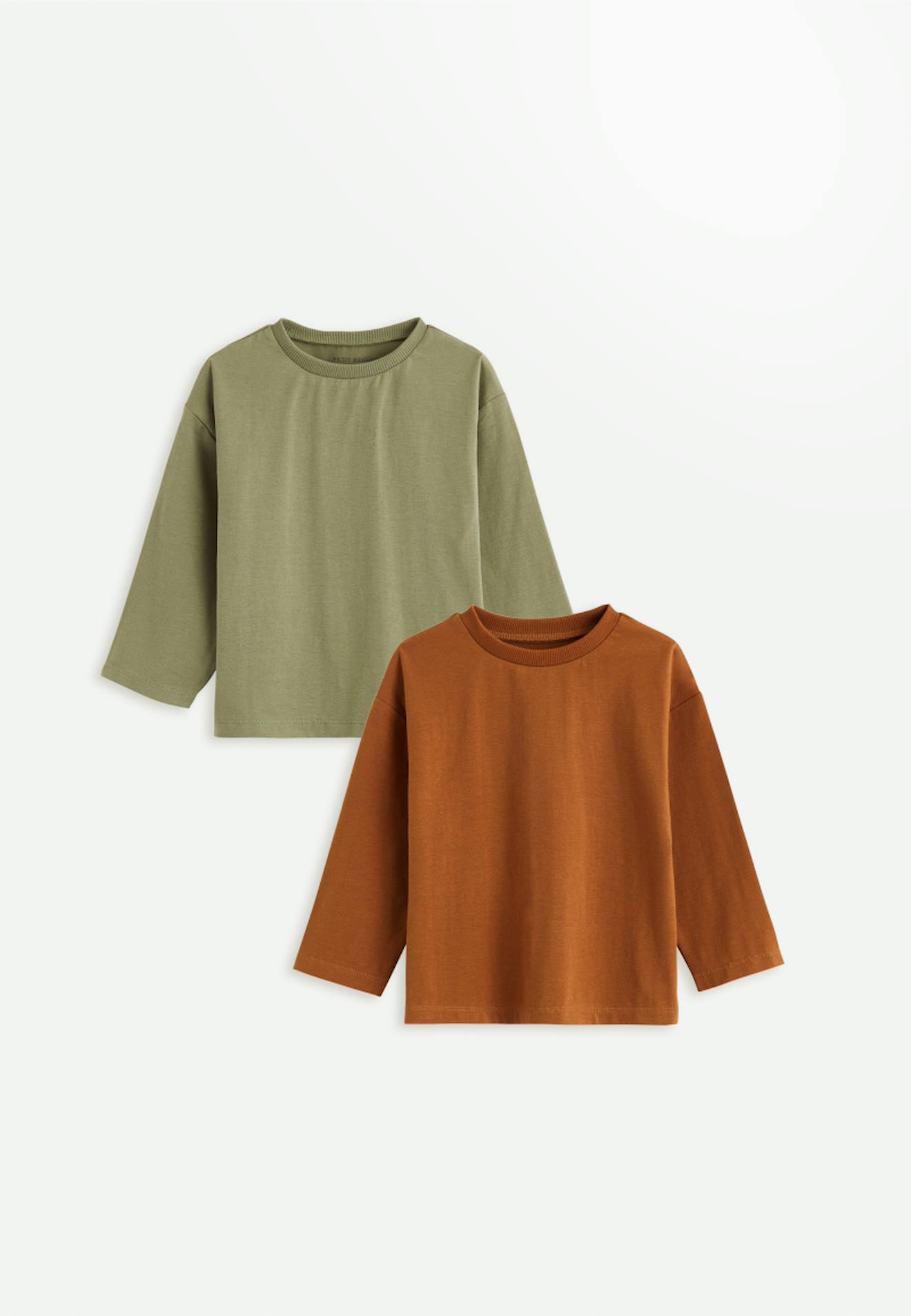 Lot De 2 T-shirts Enfant Manches Longues Ginkgo Vert 16 €