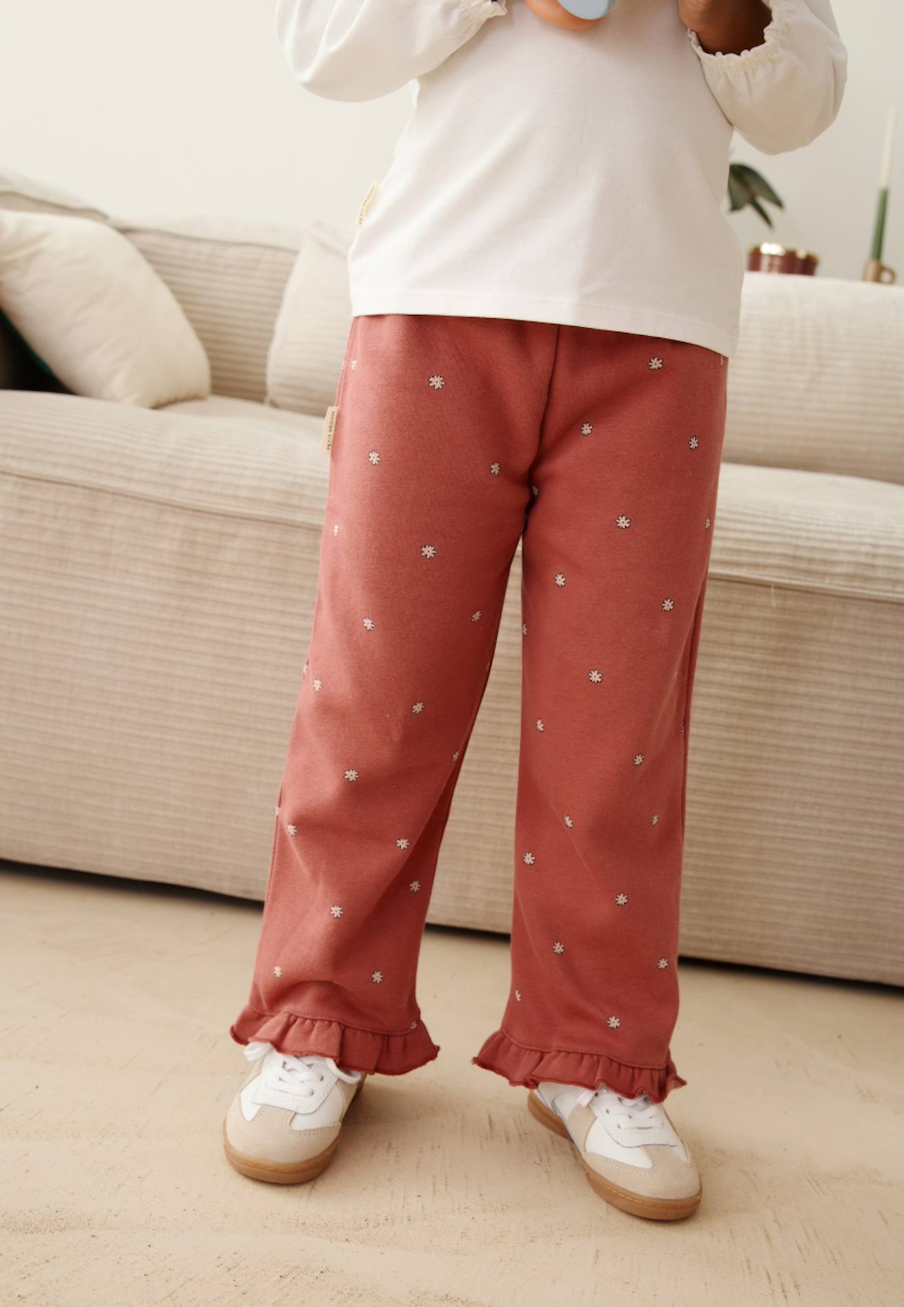 Pantalon Enfant En Molleton Harmony Rose