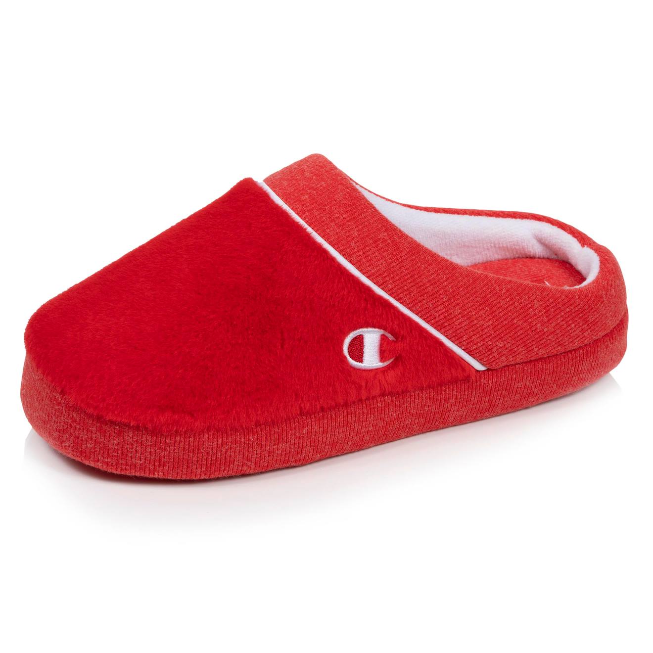 Chaussons Mules Immitation Fourure Doux Pantoufle Confortable Lavable Rouge 19$