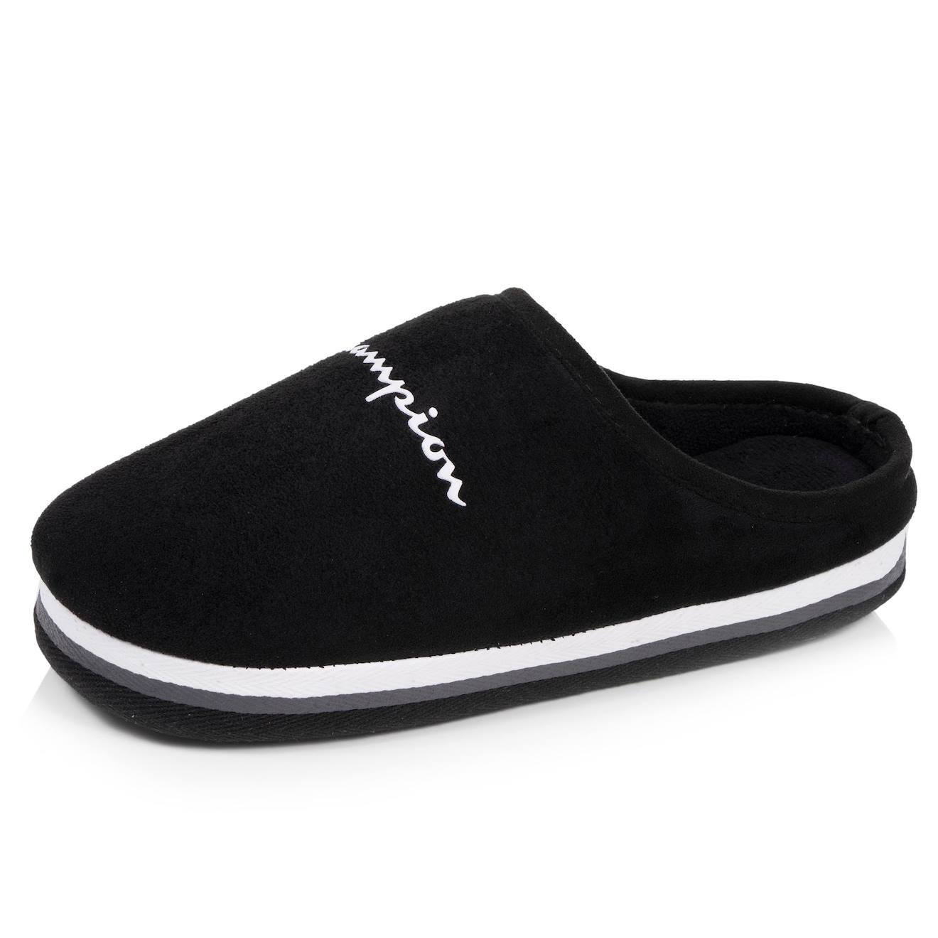 Chaussons Mules Sudine Ultra Confort Moelleux Souple Et Lavable Noir 19$