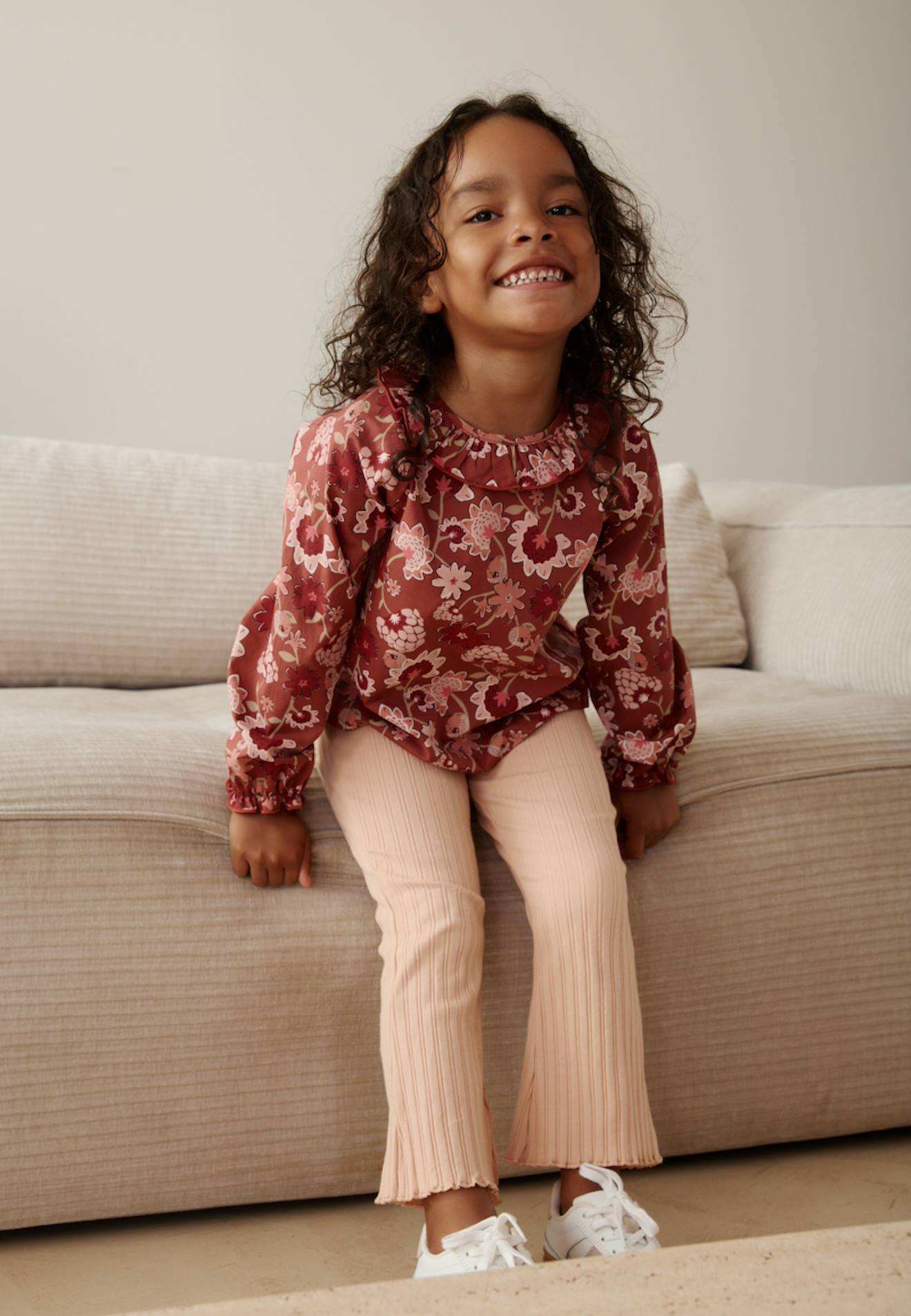 Blouse Enfant En Popeline Harmony Rose 23€